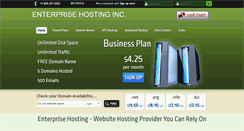 Desktop Screenshot of enterprisewebhost.com
